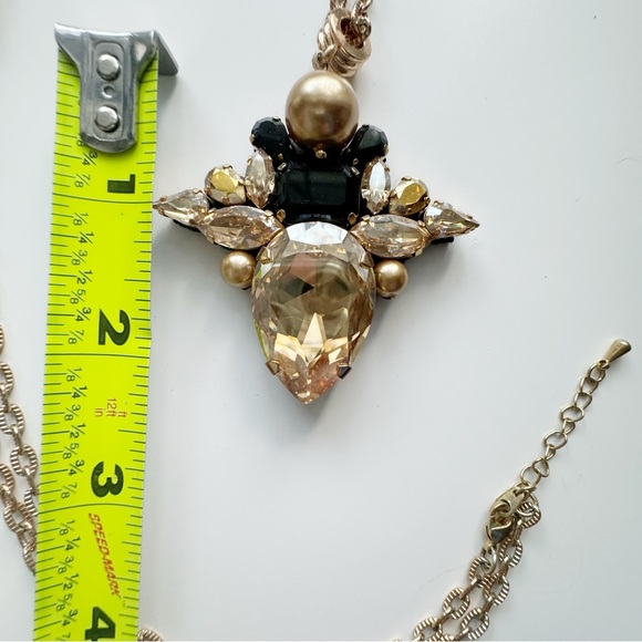 Handmade crystal pendant with chain - Picture 4 of 5